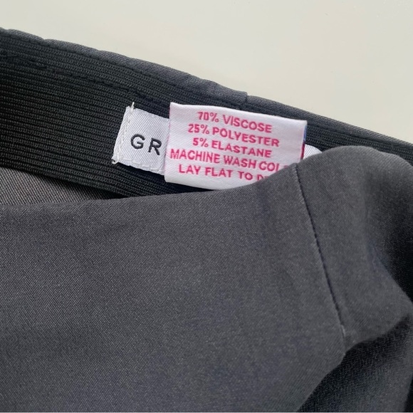 Gretchen Scott Women's Gray High Waist Pull On Dress Pants Size Large - Picture 7 of 10